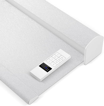 Zshine Motorized Blackout Window Blinds Customize Width Remote Control Wireless by ZSHINEHome