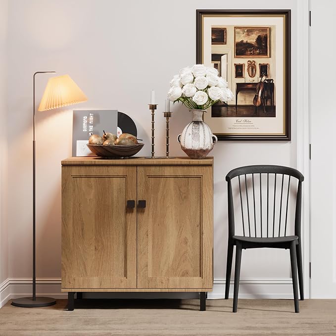 Buffet Sideboard Cabinet Farmhouse Modern Storage Cabinet by FENSULN