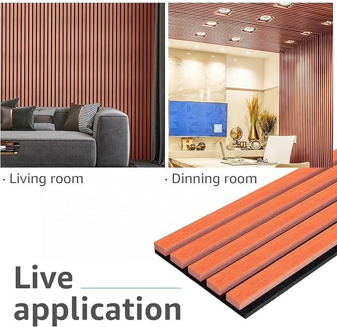 Art3d 4pcs-107 x 8in Slat Acoustic Panel - Image 4