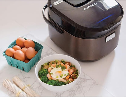 Buffalo Titanium Grey IH SMART COOKER, Rice Cooker and Warmer, 10 cups of rice - Image 8