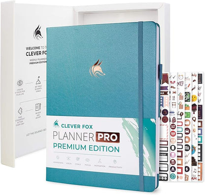 Clever Fox Planner Pro Premium – Luxurious Weekly & Monthly Planner by CleverFox