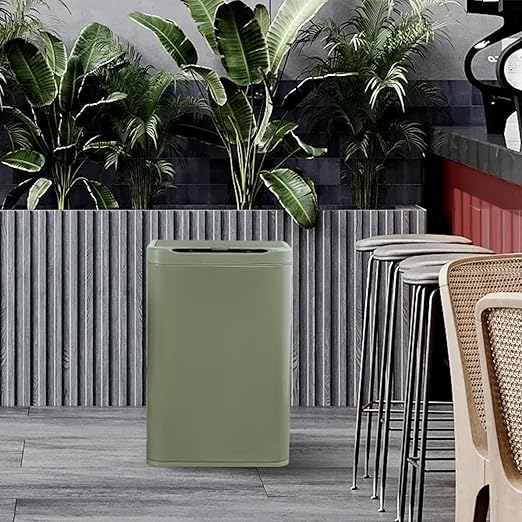 ELPHECO Stainless Steel Office Trash Can Motion Sensor Garbage Can Touchless - Image 5