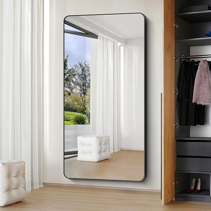 Large Bathroom Mirror 72x36 inch, Rounded Corner Rectangular Mirror - Image 4