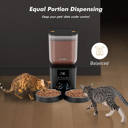 Automatic Cat Feeder for 2 Cats - 8L/34 Cups Large Capacity Auto Cat Food - Image 8