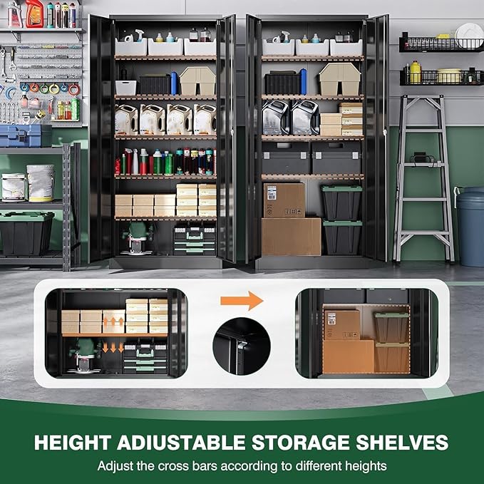 Letaya Metal Garage Storage Cabinets - Image 6