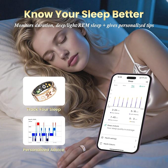 Enamel Craft Smart Ring for Women & Men - Image 4