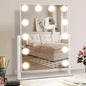Vanity Makeup Mirror with Lights, 3 Color Lighting Modes Detachable 10X by NUSVAN