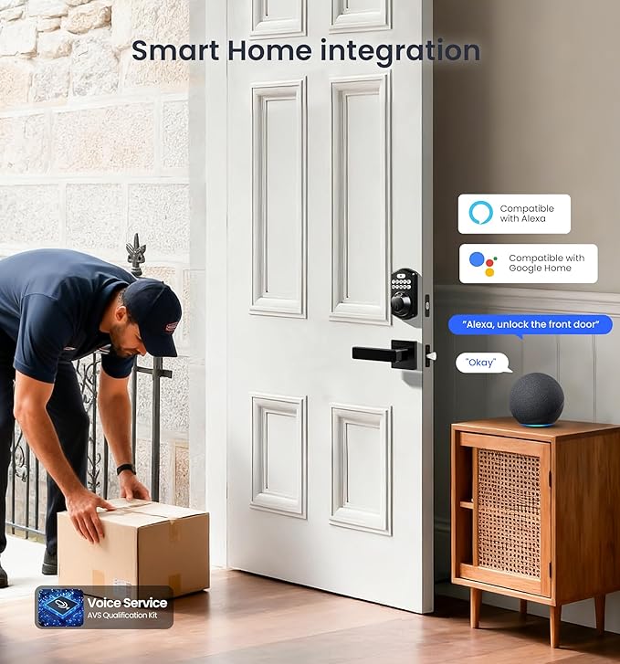 Veise VE012W-L Built-in Wi-Fi Fingerprint Smart Lock - Image 4