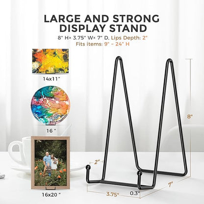 TR-LIFE 3 Pack 8 Inch Large Plate Stands - Image 2