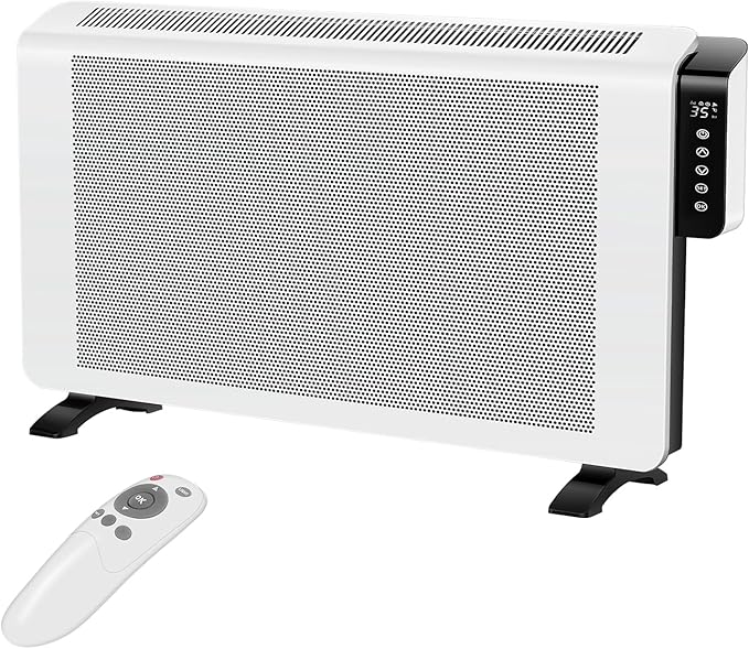 Convection Space Heaters for Indoor Use Large Room, 1500W Infrared Bathroom by Leavesden