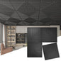 Art3d 12-Pack Drop Ceiling Tiles 2x2 FT, PVC 3D Textured Panels by Art3d