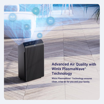 winix 5510 air purifier (new generation of 5500-2 showing dimensions