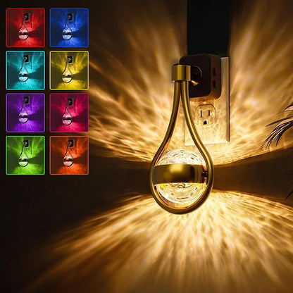 L LOHAS LED Night Lights Plug Into Wall: Star Projector RGB Night Light by LLOHASLED