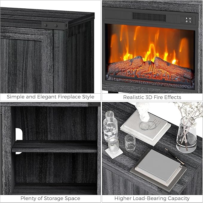 Electric Fireplace, Fireplace TV Stand - Image 4