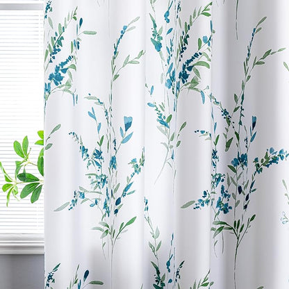 MYSKY HOME Floral Curtains 108 Inches Long - Image 3