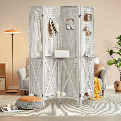 Aleesing 4 Panel Pegboard Display by ALeesing