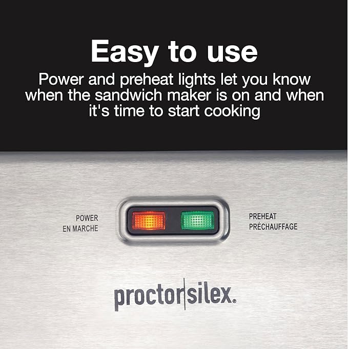 Proctor Silex Deluxe Hot Sandwich Maker - Image 6