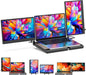 Laptop Screen Extender F3, Triple Portable Monitor 14-inch 360 Degrees Rotation by SMISEACOW