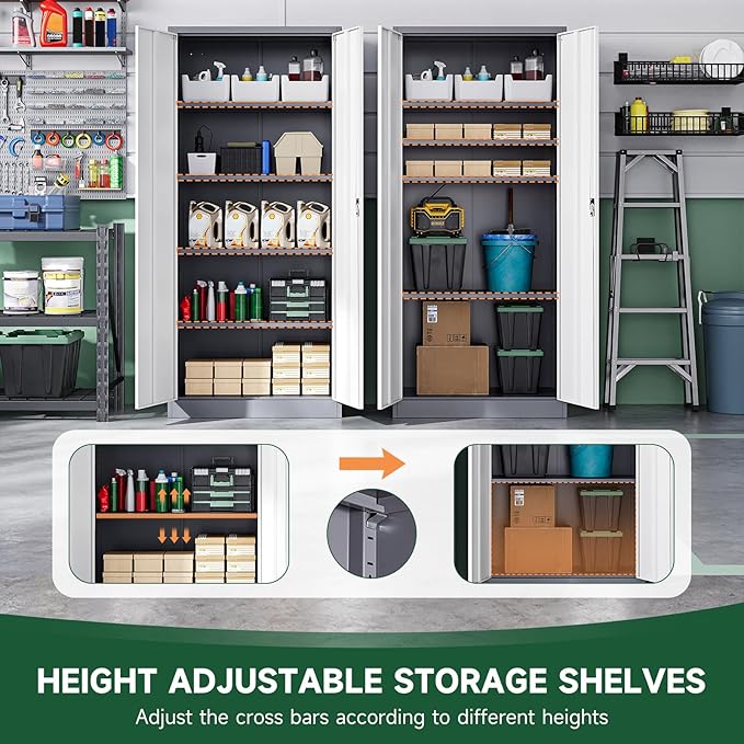 Letaya Metal Garage Storage Cabinets - Image 5