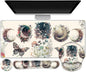 Large Desk Mat, Cute Boho Plants Mouse Pad, Apricot Desk Pad, XXL Mousepad + by ToLuLu