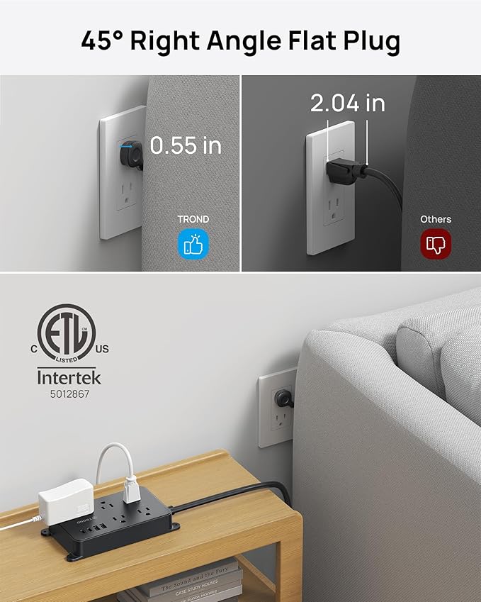 TROND Surge Protector Power Strip - Image 4