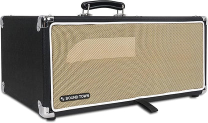 Sound Town Vintage 4U Amp Rack Case, 12.5" Depth - Image 2