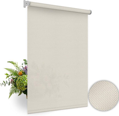 HILADUO Customized Solar Screen Roller Shade Blinds - Image 4