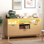 58" Large Sideboard Buffet Cabinet by GlouModFurniture