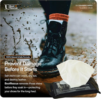 Boot Rescue cleaning wipes for leather and suede boots - Image 6