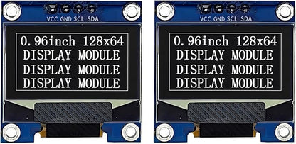 Haldzemo 0.96" OLED Display Module I2C IIC Serial 128X64 SSD1306 LCD Screen VCC by Haldzemo