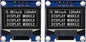 Haldzemo 0.96" OLED Display Module I2C IIC Serial 128X64 SSD1306 LCD Screen VCC by Haldzemo