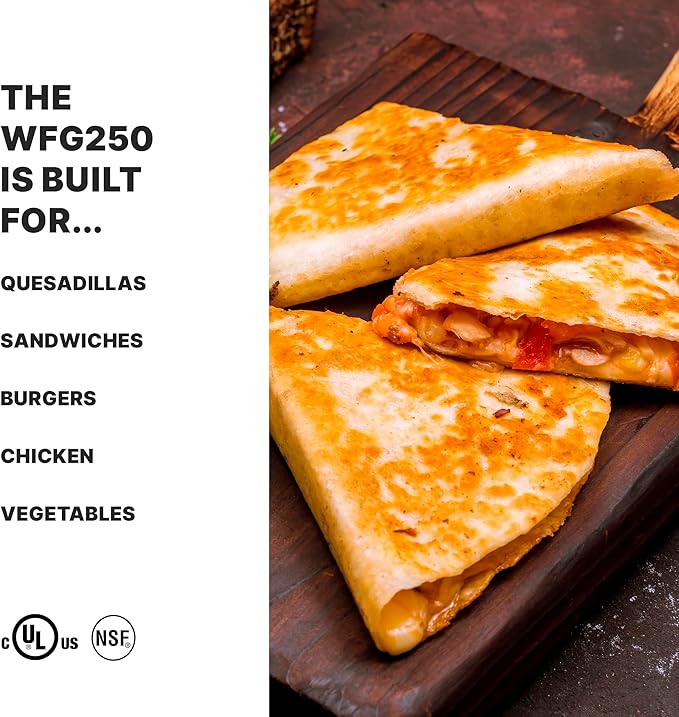 Waring Commercial WFG250 Tostato Supremo® Large Flat Toasting Grill, 5-15 Phase - Image 2