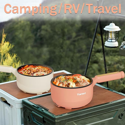 TOPWIT Hot Pot Electric,  Electric Pot, Portable Non-Stick Portable Cooker - Image 7
