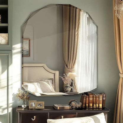 Suidia Bathroom Mirror, Frameless Bathroom Mirror - Image 2