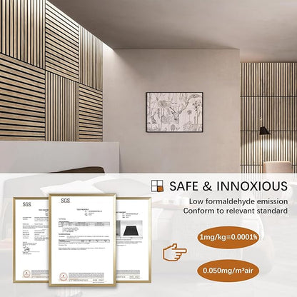 ARMURO Acoustic Wood Panels for Wall 4-Pack - Image 5