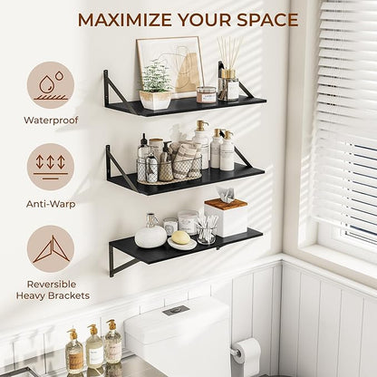 Heimlove 24" W x 12" D Wall Shelves - Image 4