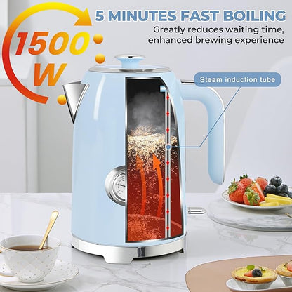 SUSTEAS Electric Kettle - 57oz Hot Tea Kettle Water Boiler - Image 3