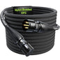 XLR Cables 20ft 1 Pack, Professional Gold-Plated Rean Connectors from Neutrik by AA