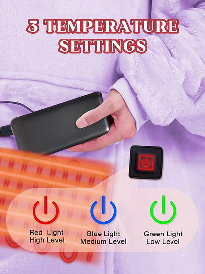 MAXEVE Heated Wearable Blanket Hoodie - Image 4