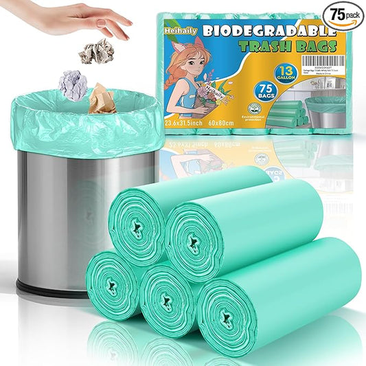 Garbage Bags 13 Gallon Tall Kitchen by heihaily