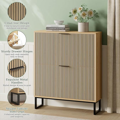 Shoe Cabinet Storage Entryway Slim, Shoe Organizer Cabinet - Image 4
