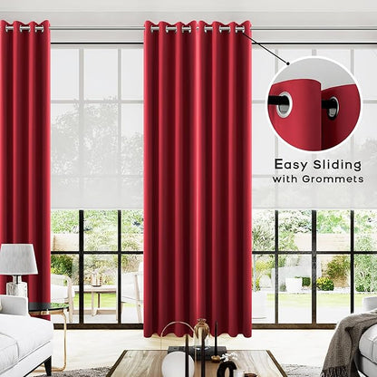 KOUFALL Christmas Curtains for Living Room - Image 2