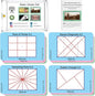 CLPA Basic Photographic Viewfinder Set: Rule of Thirds, Square Diagonals by CLPA