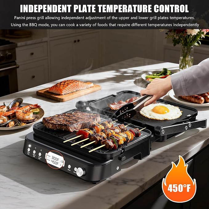 CATTLEMAN Panini Grill Press Sandwich Maker - Image 4