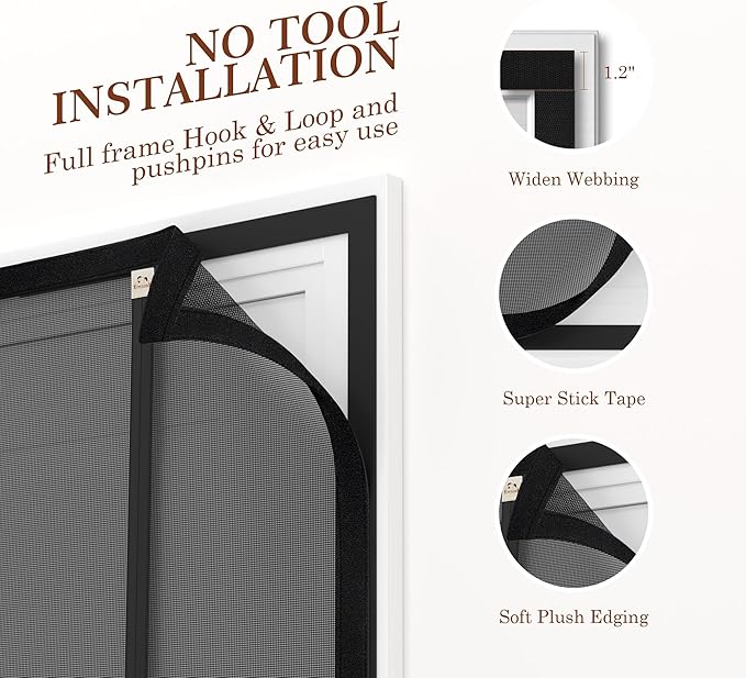 Yotache Left Right Side Opening Screen Doors - Image 6