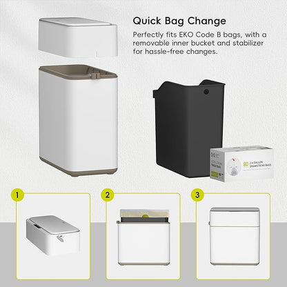 EKO Automatic Bathroom Trash Can - Image 4