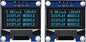 Haldzemo 0.96" OLED Display Module I2C IIC Serial 128X64 SSD1306 LCD Screen VCC by Haldzemo