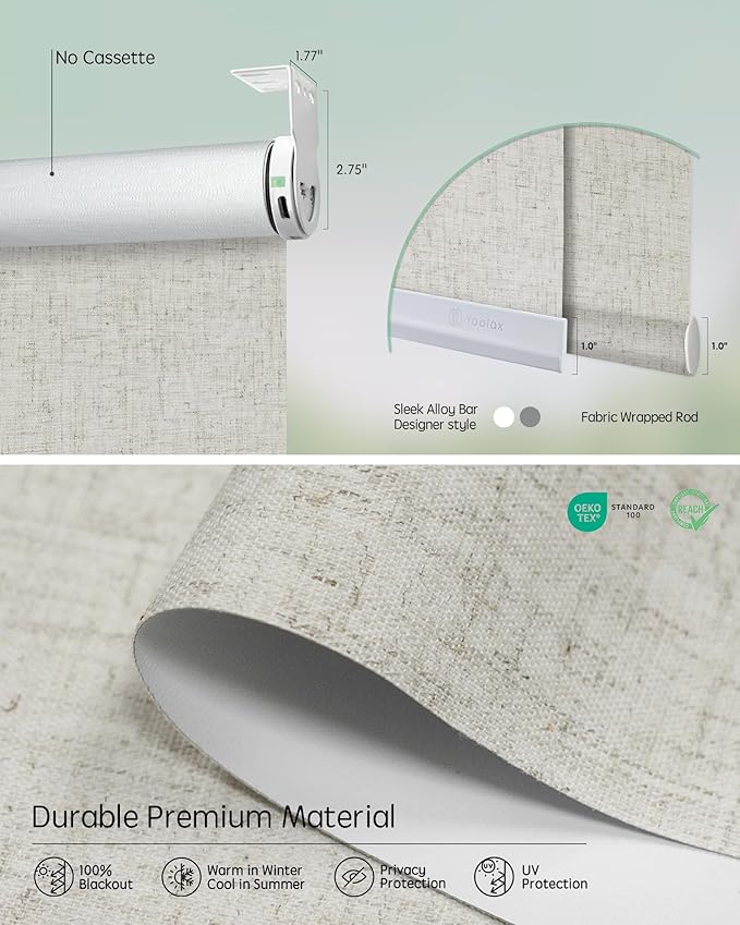 Yoolax Smart Coupled Roller Shades Compatible - Image 6