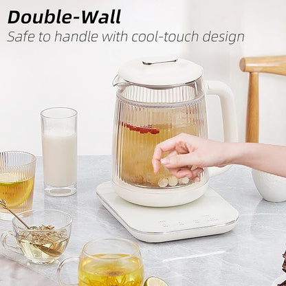 Health Pot, 1.5L Double-Layer Glass Electric Kettle - Image 2