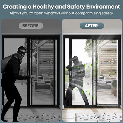 Gadgetzan Adjustable Window Security Bar, 17-33 Inch Sliding Door Security Bar - Image 6